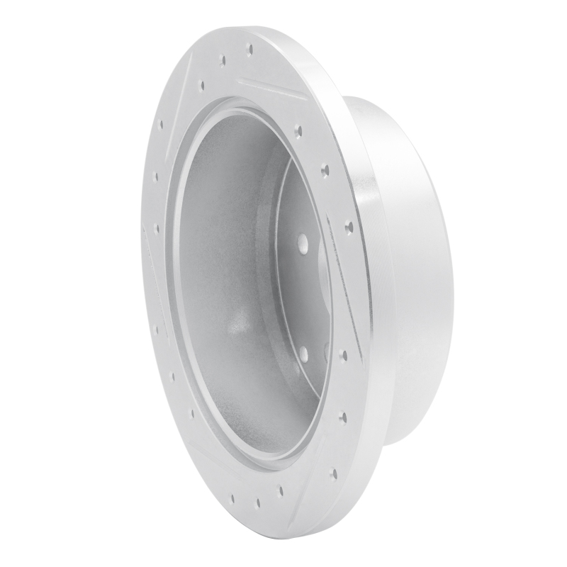 Pontiac GTO Brake Rotor (1) - Rear Right - R1 Concepts - Drilled & Slotted - Silver - 2004